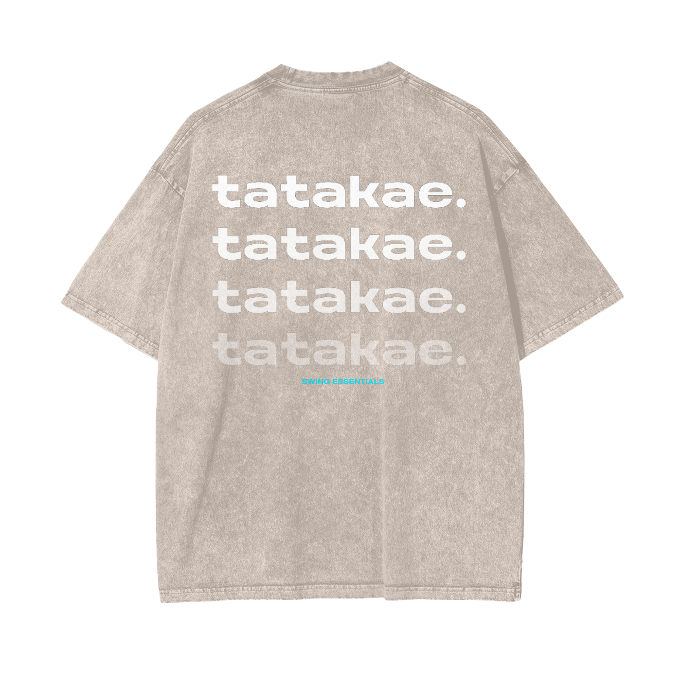 Zenitsu 7th Form - Tatakae Acid Wash Oversize T-Shirt