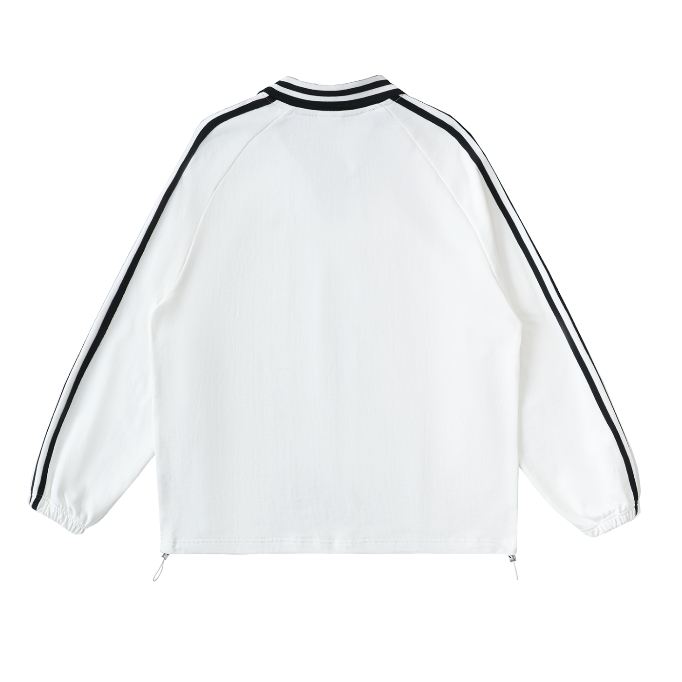 Contrast Striped Lapel Collar Shirt