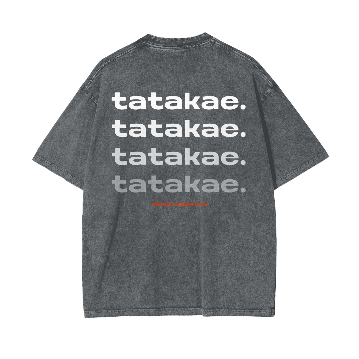 Tanjiro - Tatakae Acid Wash Oversize T-Shirt