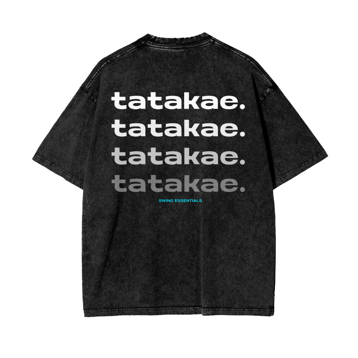 Zenitsu 7th Form - Tatakae Acid Wash Oversize T-Shirt