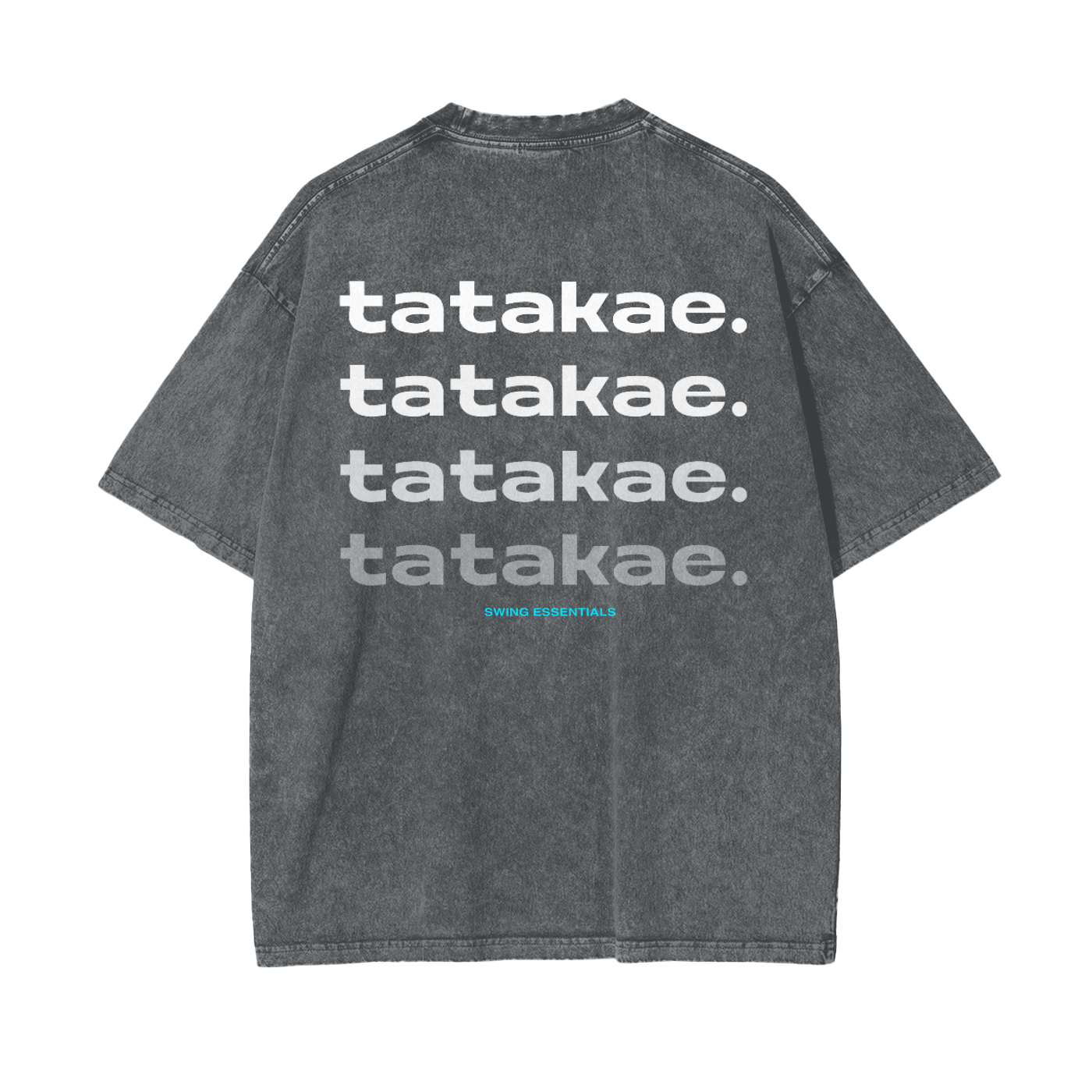 Zenitsu 7th Form - Tatakae Acid Wash Oversize T-Shirt
