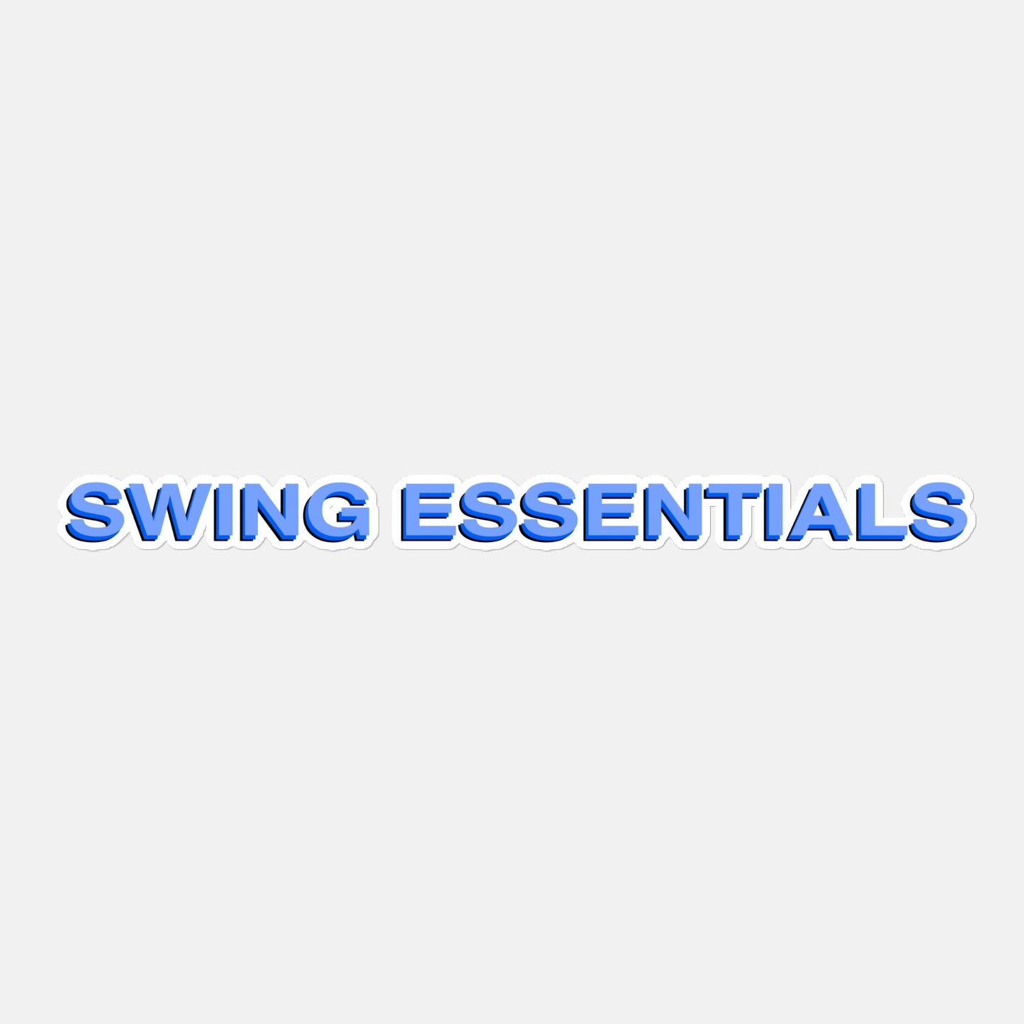 Swing Essentials - Sticker