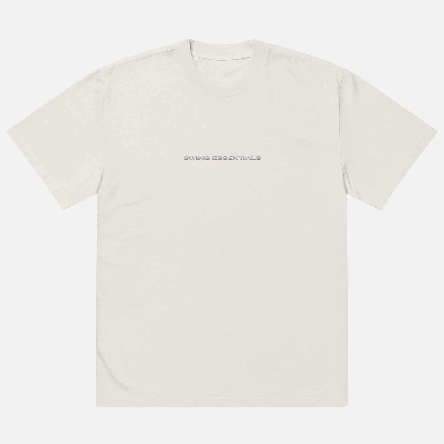 Swing Essentials Embroidered Oversized faded t-shirt