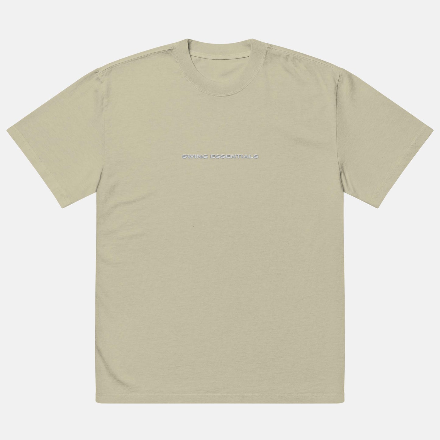 Swing Essentials Embroidered Oversized faded t-shirt