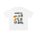 Grocery List T-Shirt - White