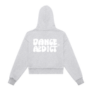 Dance Addict Zip-Up Cropped Hoodie