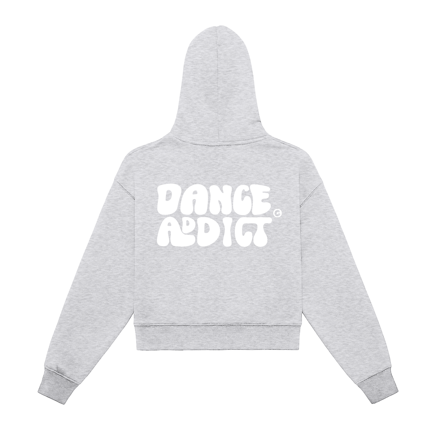 Dance Addict Zip-Up Cropped Hoodie