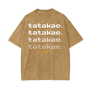 Lightening - Tatakae Acid Wash Oversize T-Shirt