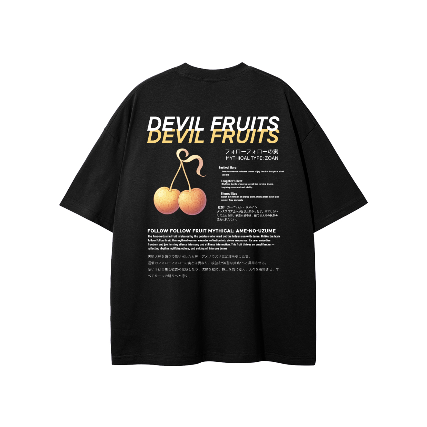 Follow Follow Fruit: Model Ame-no-Uzume Black