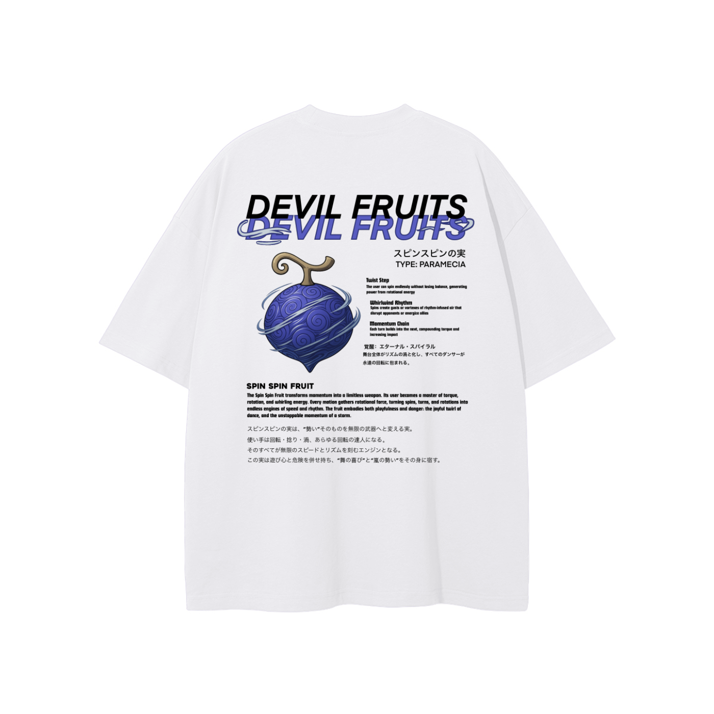 Spin Spin Fruit White