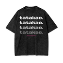 Love - Tatakae Acid Wash Oversize T-Shirt