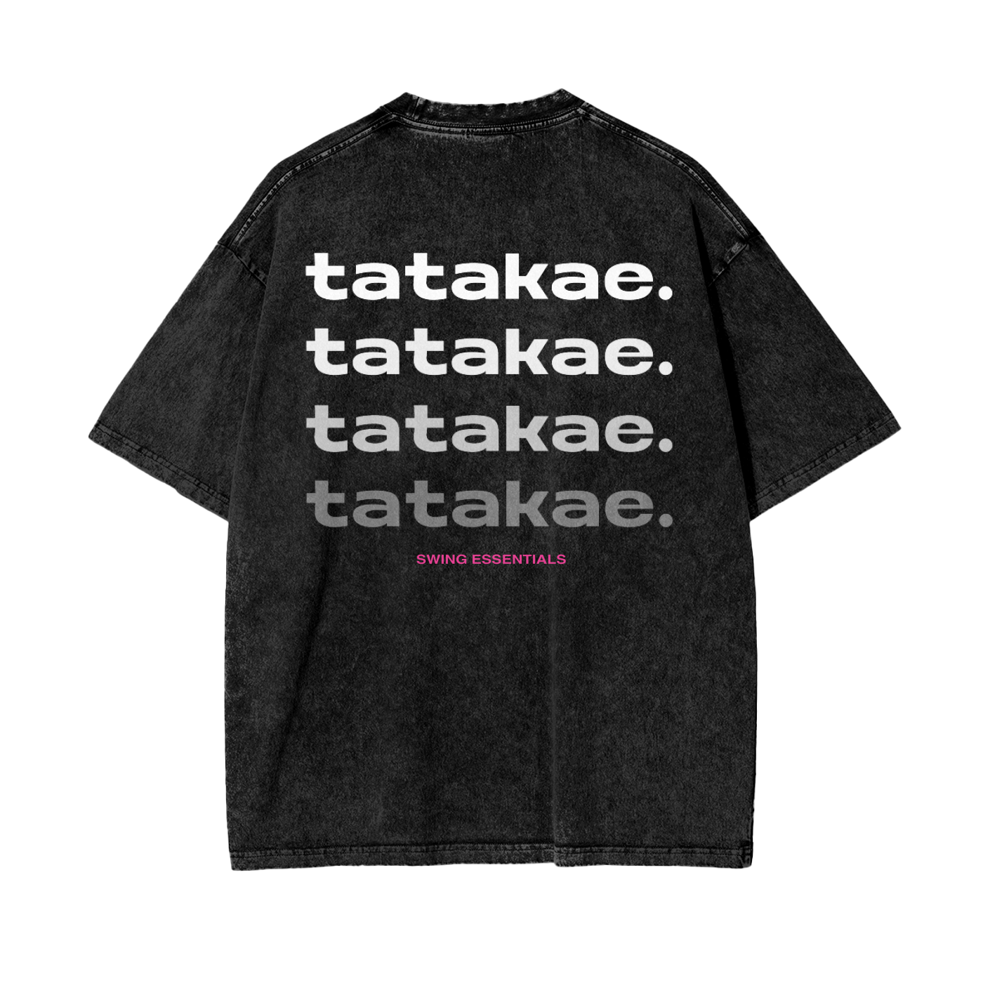 Love - Tatakae Acid Wash Oversize T-Shirt