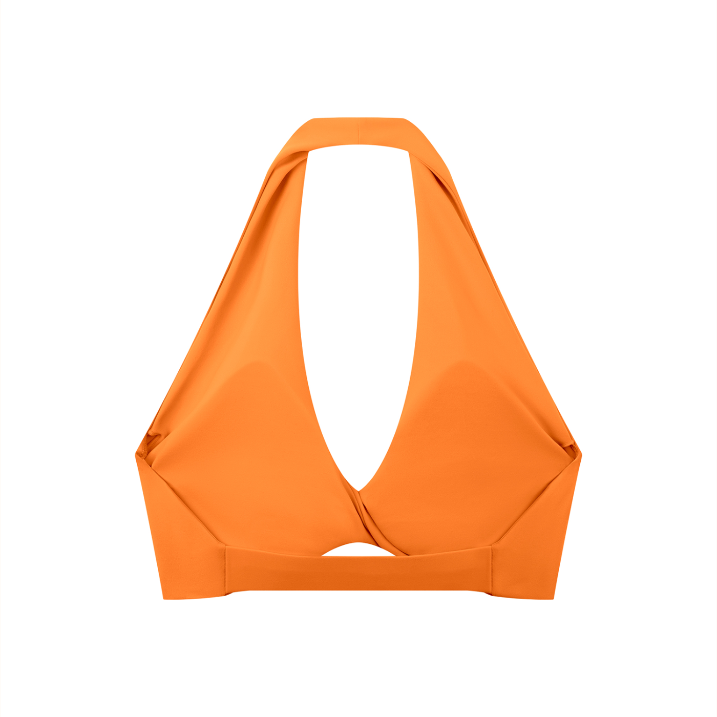 Pleated Halter Sports Bra