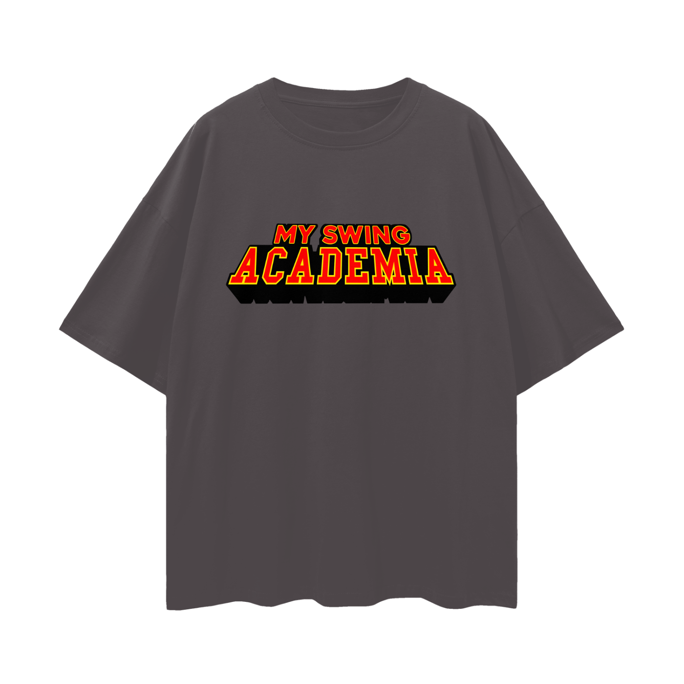 My Swing Academia Oversized Deep Drop Shoulder Tee
