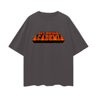 My Swing Academia Oversized Deep Drop Shoulder Tee