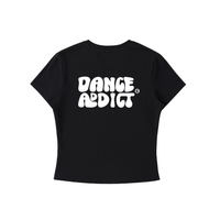 Dance Addict Bodycon Crewneck T-Shirt