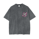Love - Tatakae Acid Wash Oversize T-Shirt