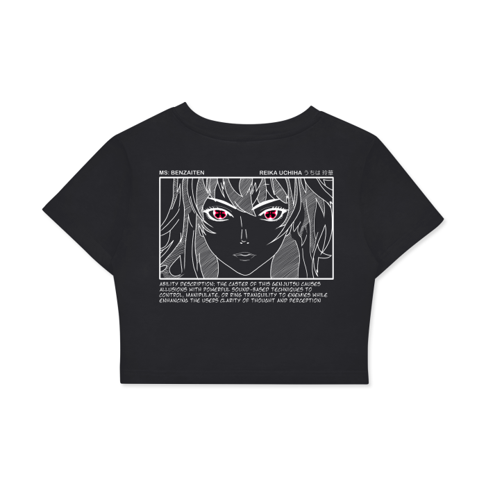 Benzaiten Women's Fitted Crop Tee