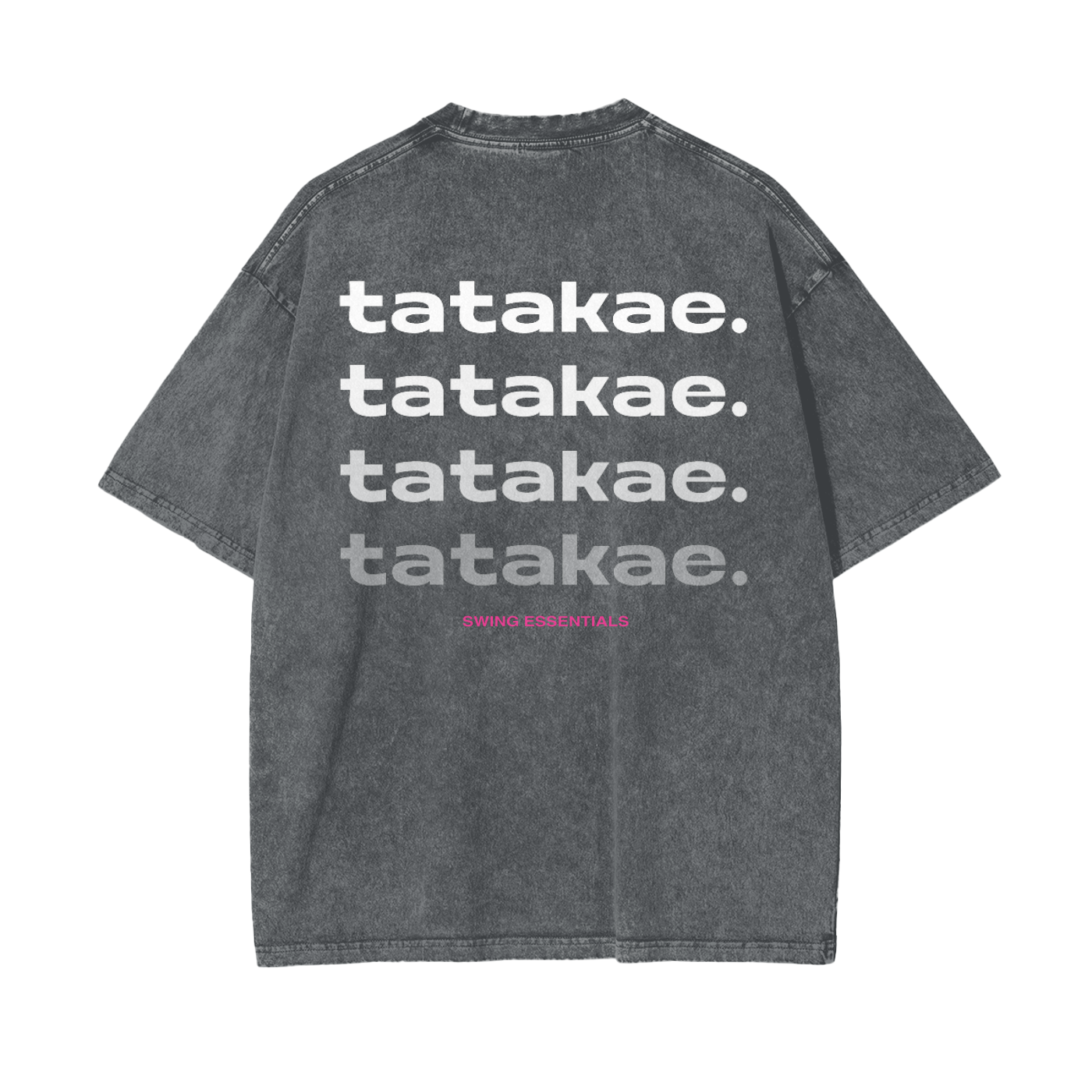 Love - Tatakae Acid Wash Oversize T-Shirt