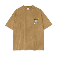 Lightening - Tatakae Acid Wash Oversize T-Shirt