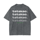 Wind - Tatakae Acid Wash Oversize T-Shirt