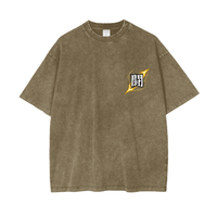 Lightening - Tatakae Acid Wash Oversize T-Shirt