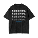 Water - Tatakae Acid Wash Oversize T-Shirt
