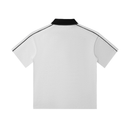 Contrast Collar Short-Sleeve Polo Shirt