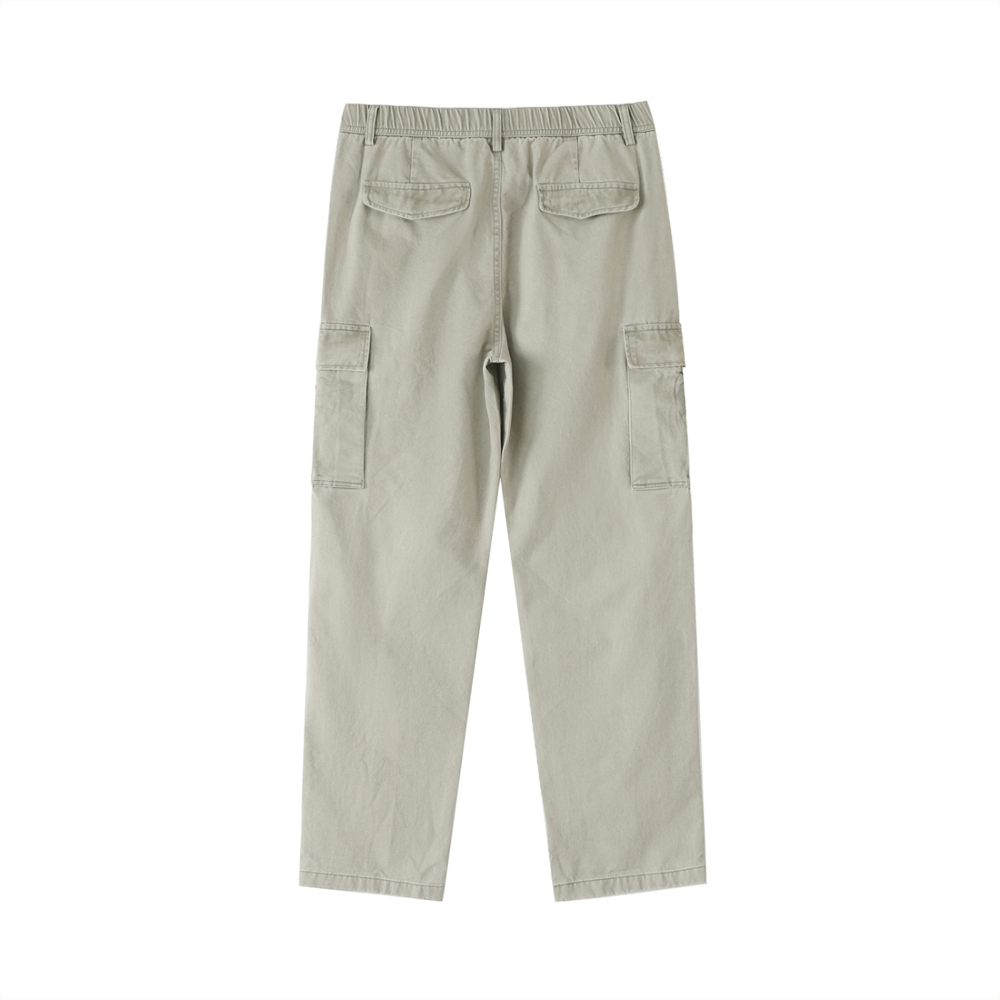 Elastic-Waist Cargo Pants