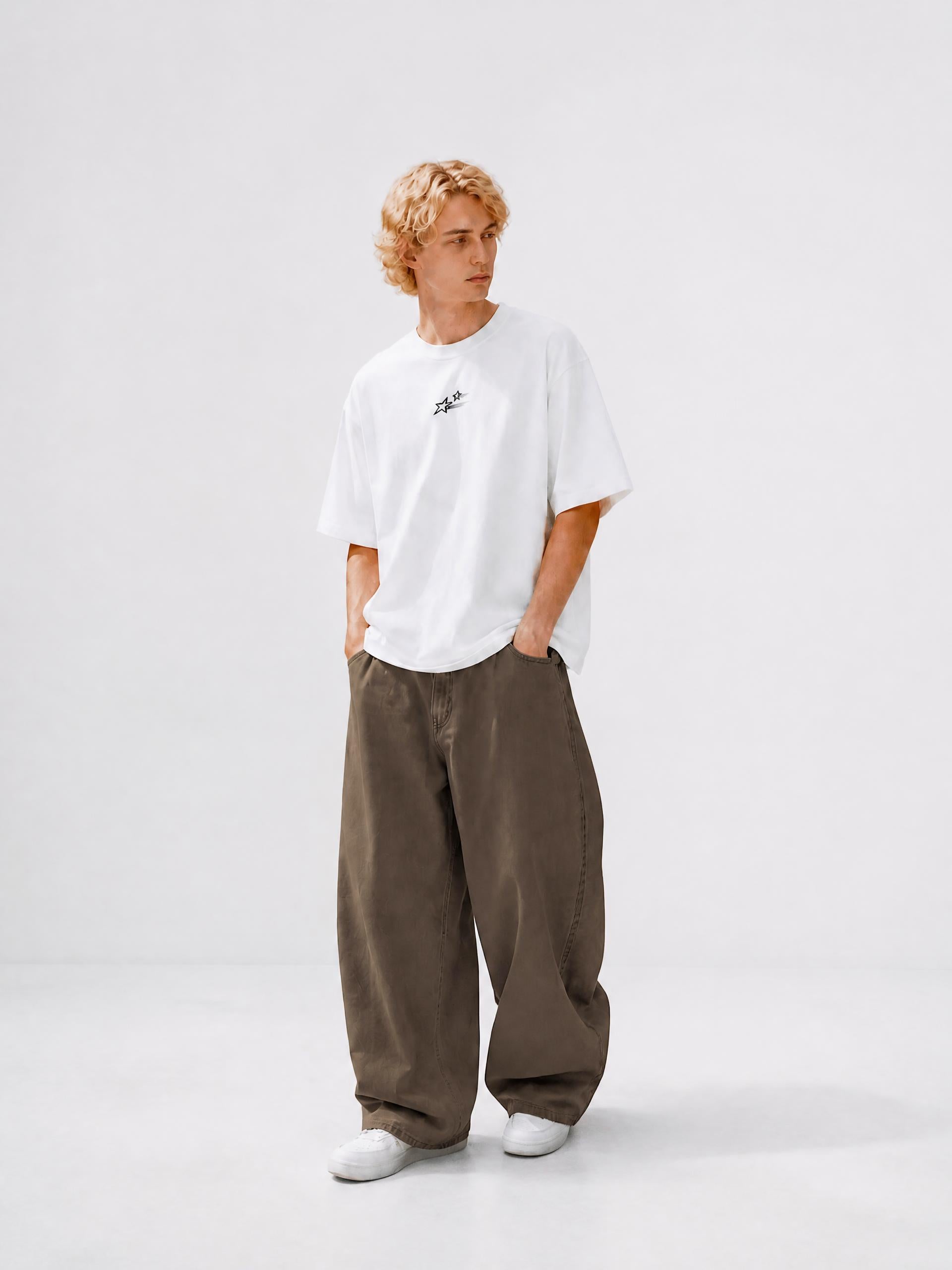 Men's Barrel Leg Pants