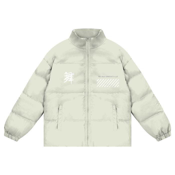 Sport Mode x Dance Kanji Unisex Zipper Puffer Coat