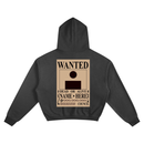 Custom Wanted Poster Boxy Hoodie
