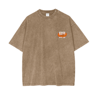 Tatakae Acid Wash Oversize T-Shirt