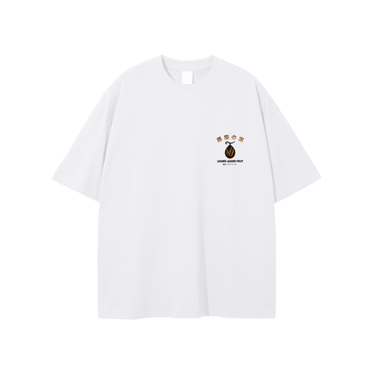 Leader Leader Fruit Unisex T-shirt White (Model Arashiryu)