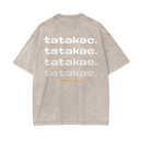 Lightening - Tatakae Acid Wash Oversize T-Shirt