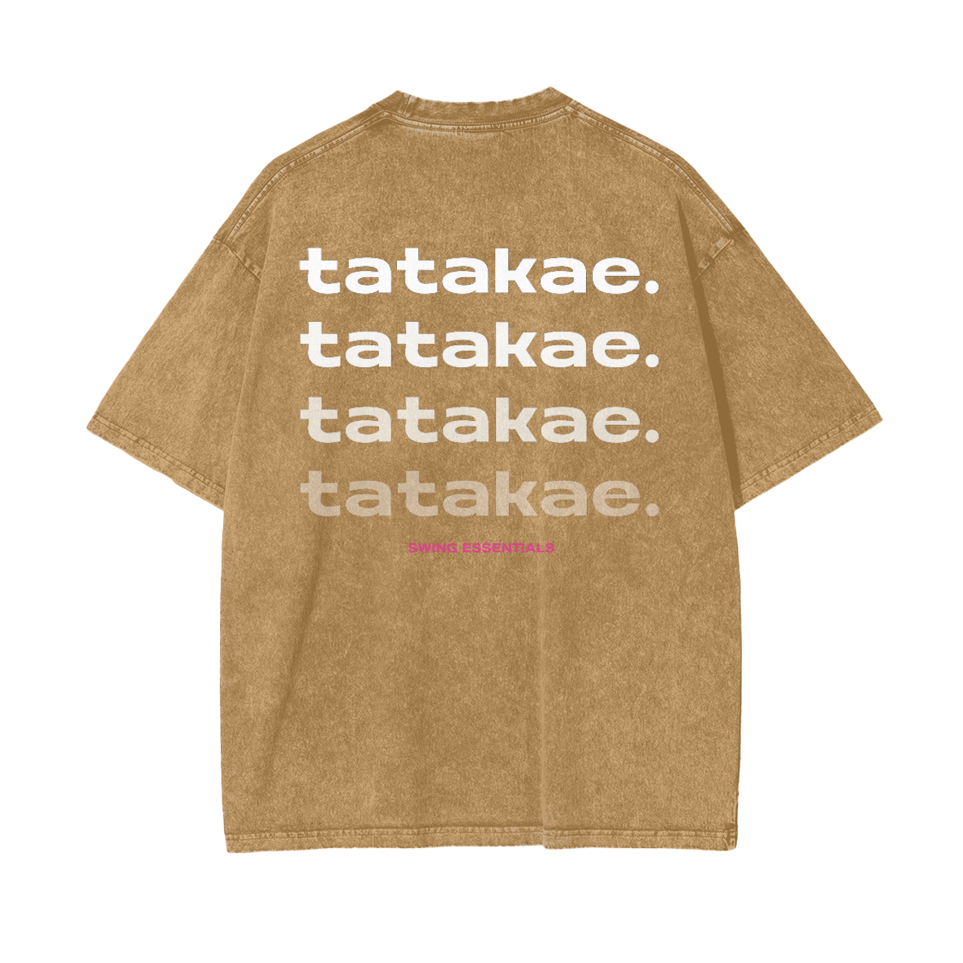 Love - Tatakae Acid Wash Oversize T-Shirt