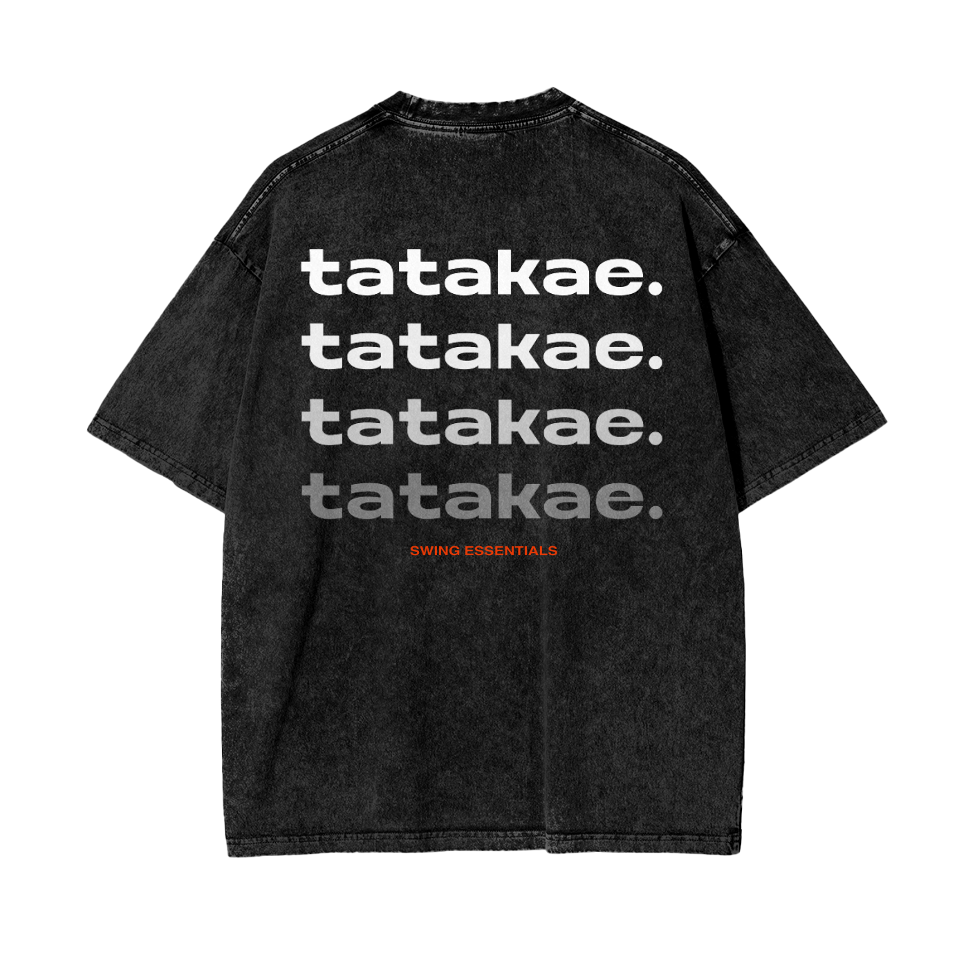 Sun - Tatakae Acid Wash Oversize T-Shirt