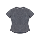 Vintaged-Wash Bodycon Cotton T-Shirt