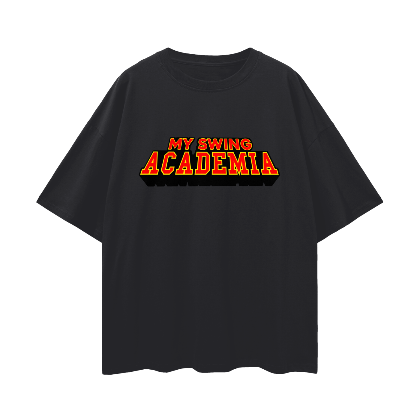 My Swing Academia Oversized Deep Drop Shoulder Tee