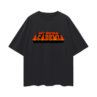 My Swing Academia Oversized Deep Drop Shoulder Tee