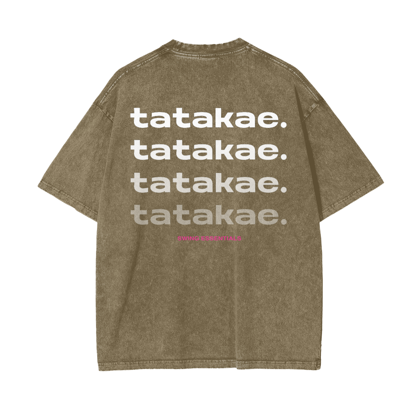 Love - Tatakae Acid Wash Oversize T-Shirt