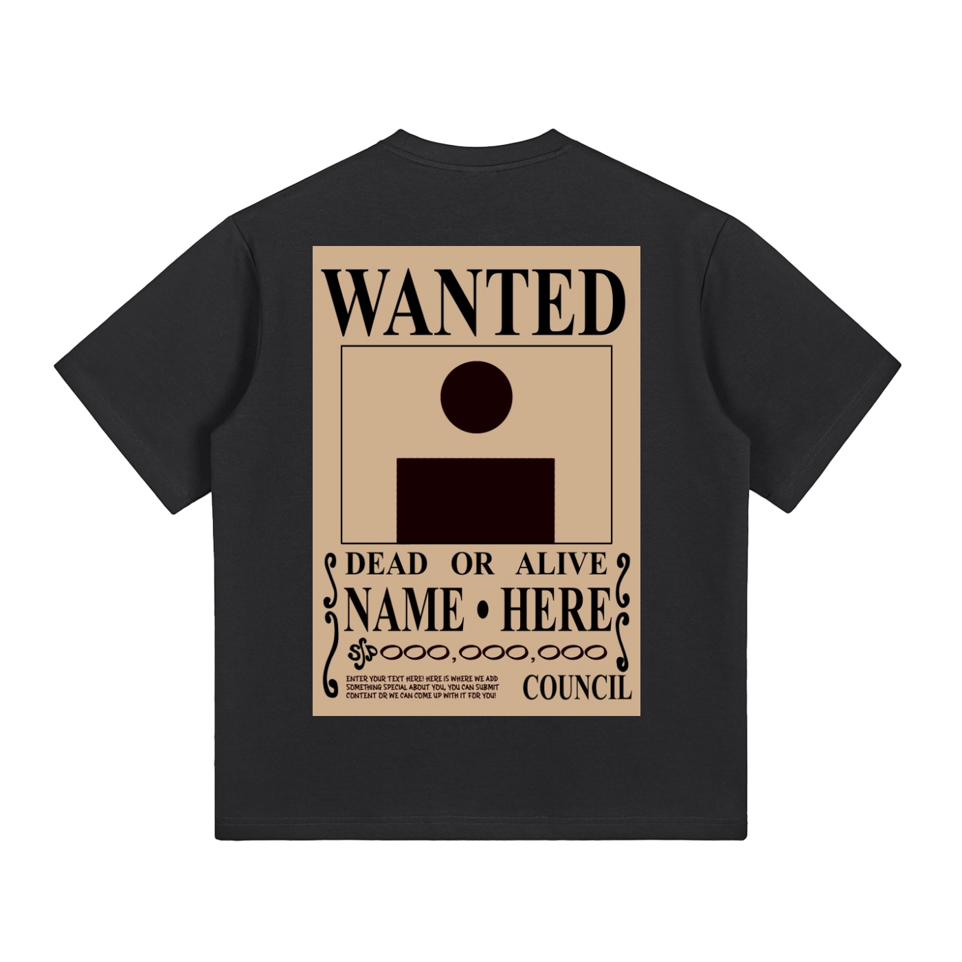 Custom Wanted Poster - Karui (軽い) T-Shirt