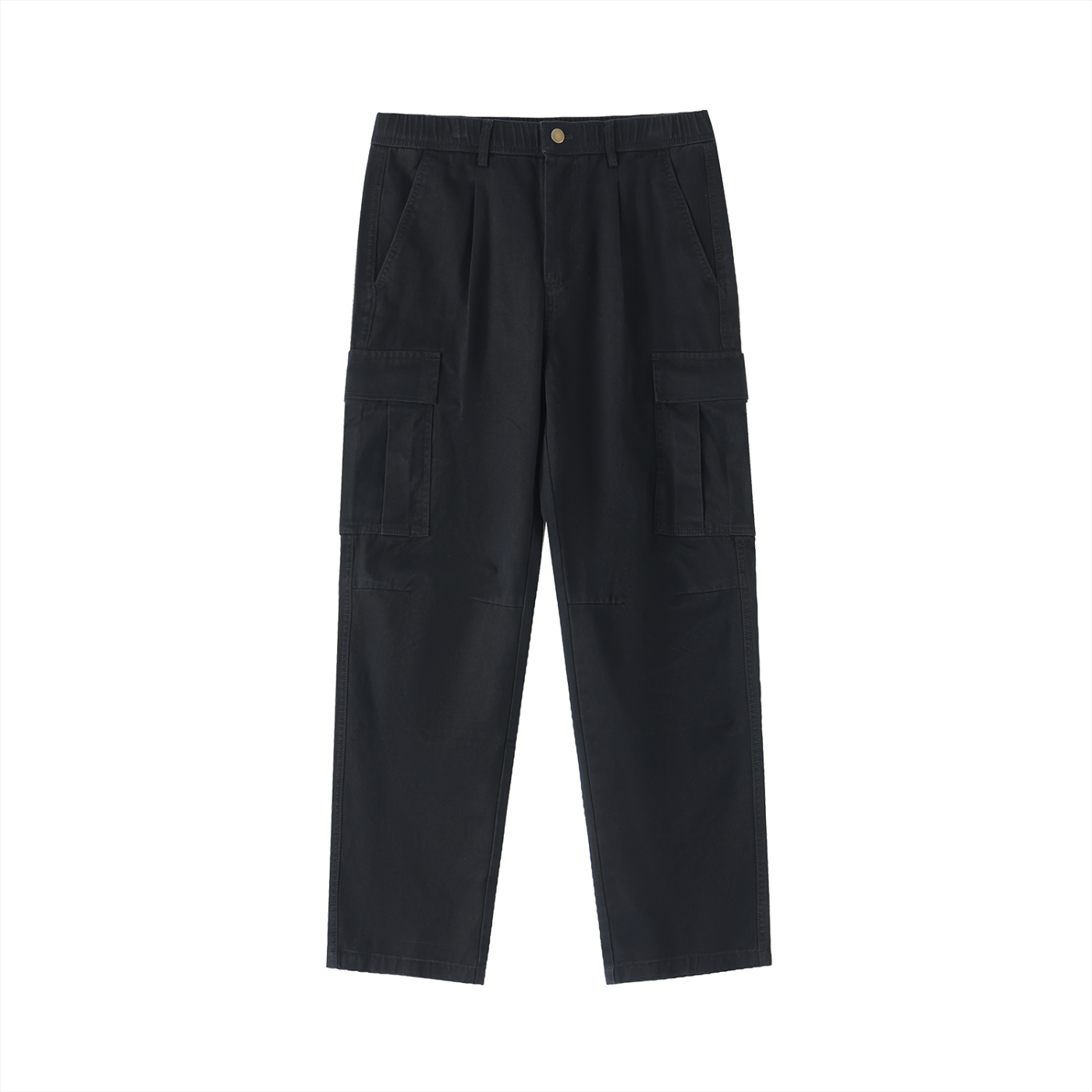 Elastic-Waist Cargo Pants