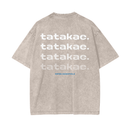 Water - Tatakae Acid Wash Oversize T-Shirt