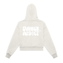 Dance Addict Zip-Up Cropped Hoodie