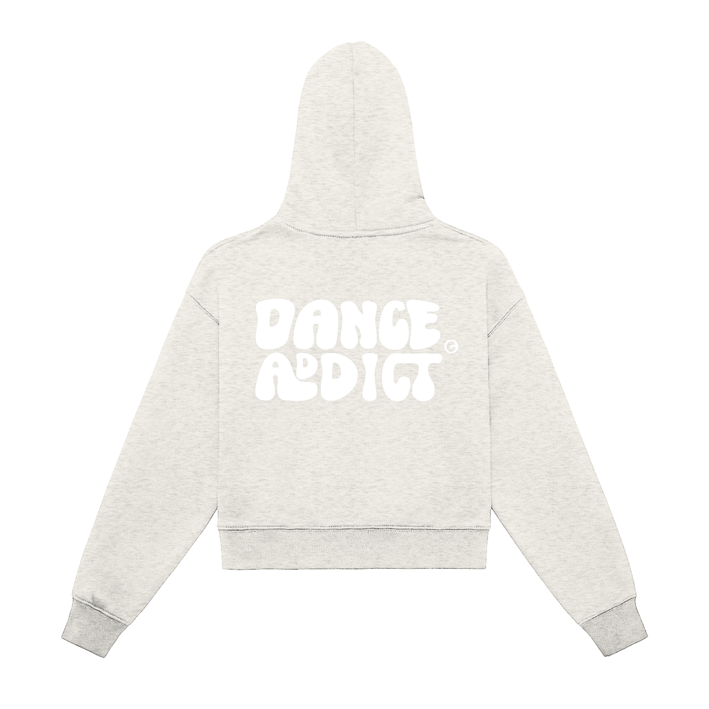 Dance Addict Zip-Up Cropped Hoodie