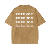 7th Form - Tatakae Acid Wash Oversize T-Shirt