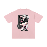 ShowCase Unisex T-Shirt Black on Pink