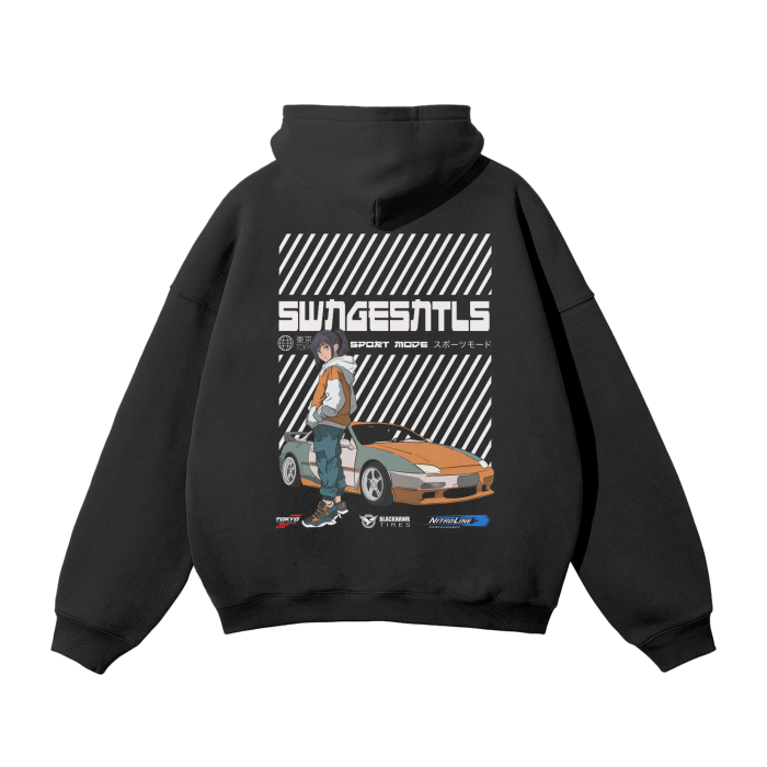 Sport Mode Oversized Hoodie