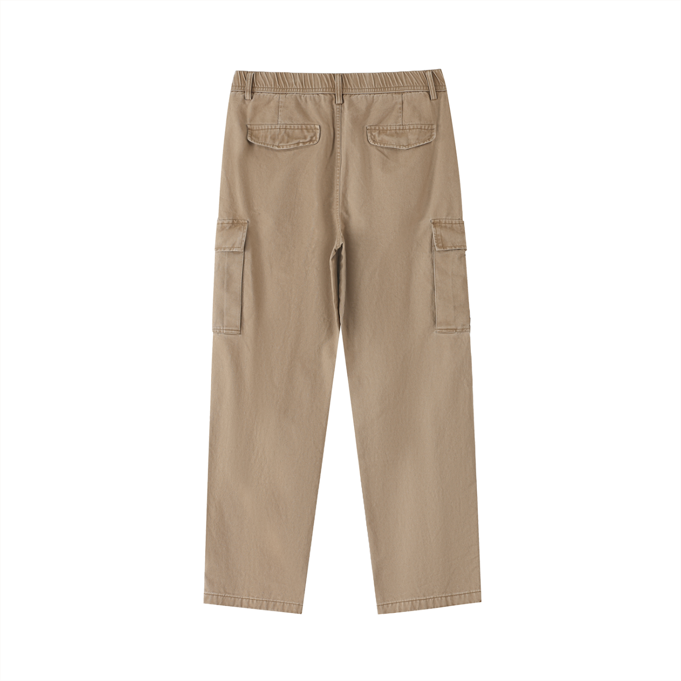 Elastic-Waist Cargo Pants